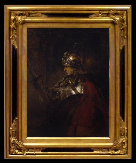 framed  REMBRANDT Harmenszoon van Rijn A Man in Armour (mk33), Ta010